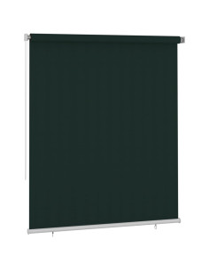 Tenda a Rullo per Esterni 200x230 cm Verde Scuro HDPE