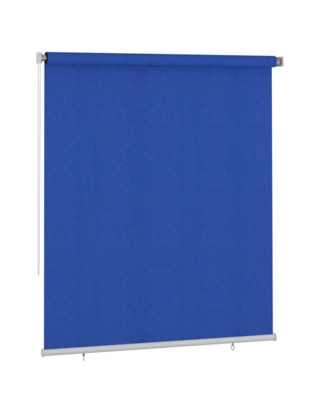 Tenda a Rullo per Esterni 200x230 cm Blu HDPE