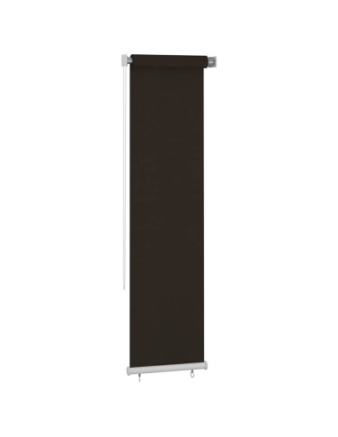 Tenda a Rullo per Esterni 60x230 cm Marrone HDPE