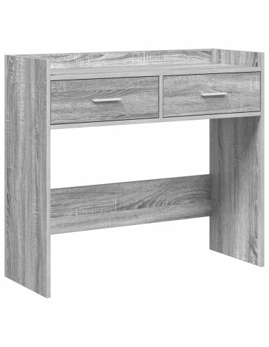 Tavolo consolle Sonoma grigio 90 x 35 x 80 cm