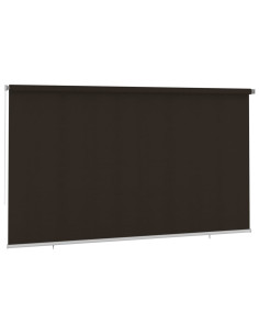 Tenda a Rullo per Esterni 400x230 cm Marrone HDPE