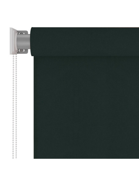 Tenda a Rullo per Esterni 120x140 cm Verde Scuro HDPE