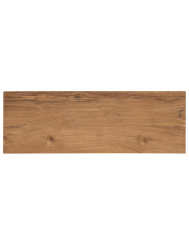 Tavolo consolle Naturale 90 x 30 x 80 cm Legno di teak solido