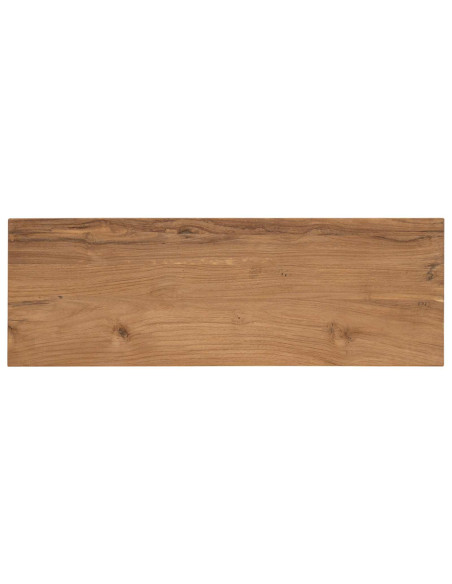 Tavolo consolle Naturale 90 x 30 x 80 cm Legno di teak solido