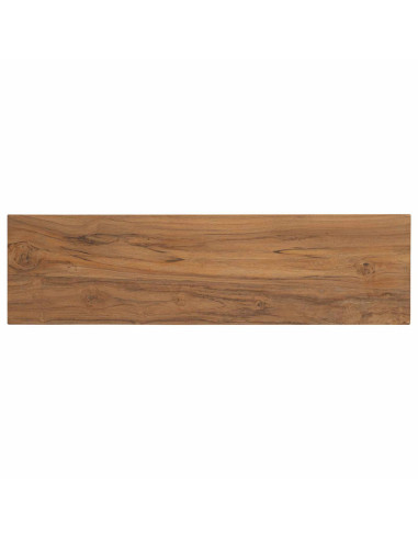 Tavolo consolle Naturale 110 x 30 x 80 cm Legno di teak solido