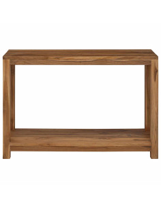 Tavolo consolle Naturale 110 x 35 x 75 cm Legno di teak solido 2