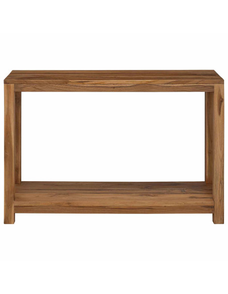 Tavolo consolle Naturale 110 x 35 x 75 cm Legno di teak solido