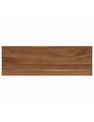 Tavolo consolle Naturale 110 x 35 x 75 cm Legno di teak solido