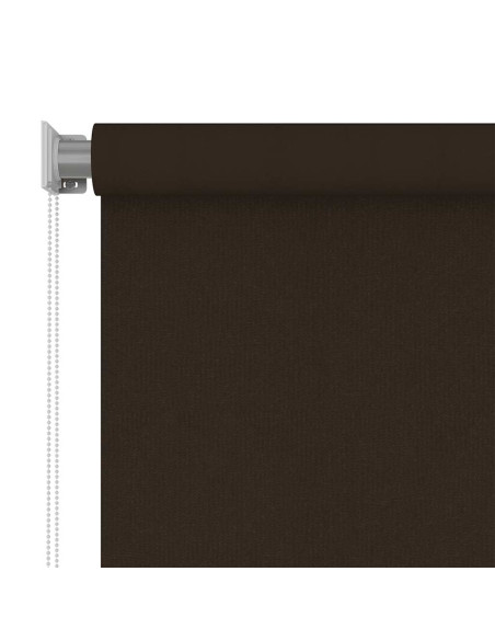 Tenda a Rullo per Esterni 400x230 cm Marrone HDPE
