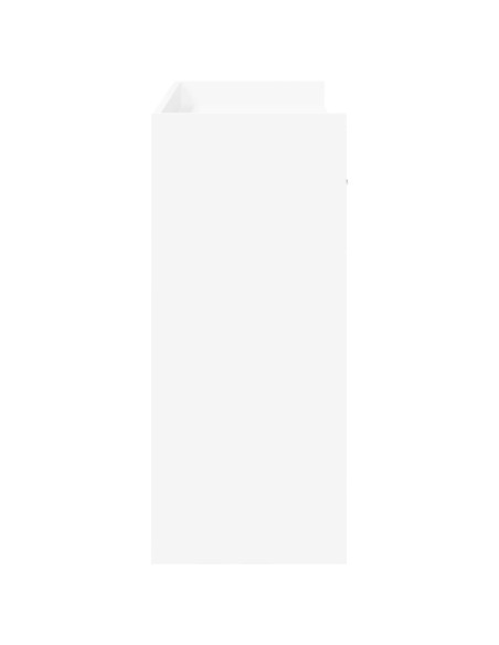 Tavolo consolle Bianco 90 x 35 x 80 cm Legno ingegnerizzato
