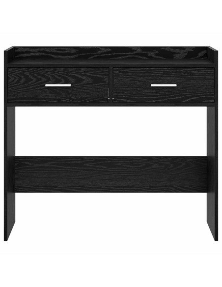 Tavolo consolle Rovere Nero 90 x 35 x 80 cm