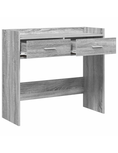 Tavolo consolle Sonoma grigio 90 x 35 x 80 cm