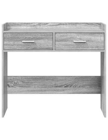 Tavolo consolle Sonoma grigio 90 x 35 x 80 cm