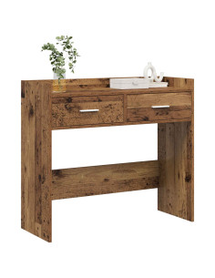 Tavolo consolle Legno antico 90 x 35 x 80 cm 2