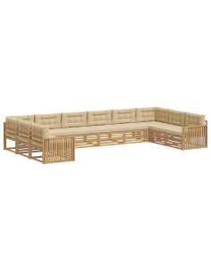 Set divani Legno di Acacia Massello 2