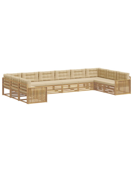 Set divani Legno di Acacia Massello