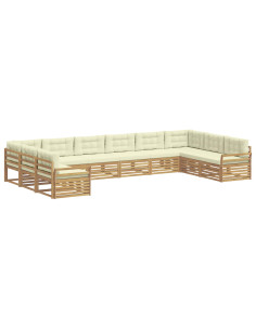 Set divani Legno di Acacia Massello 2