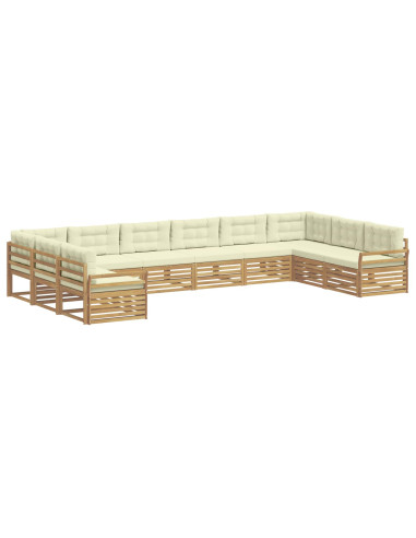 Set divani Legno di Acacia Massello