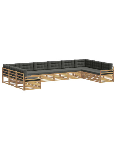 Set divani Legno di Acacia Massello