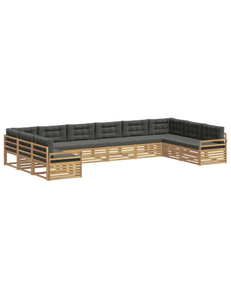 Set divani Legno di Acacia Massello