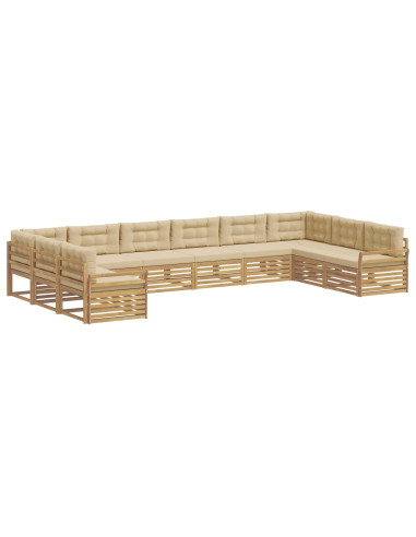 Set divani Legno di Acacia Massello