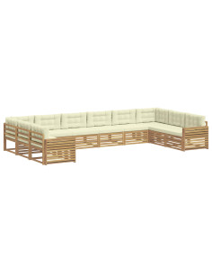 Set divani Legno di Acacia Massello 2