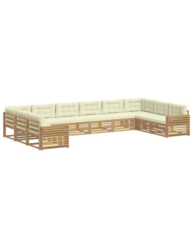 Set divani Legno di Acacia Massello