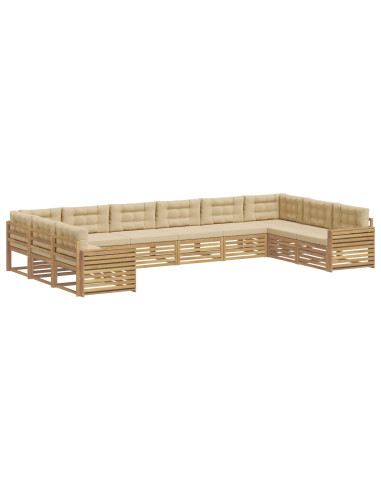 Set divani Legno di Acacia Massello