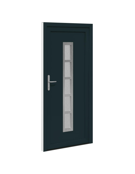 Porta Frontale Antracite 98 x 208 cm PVC