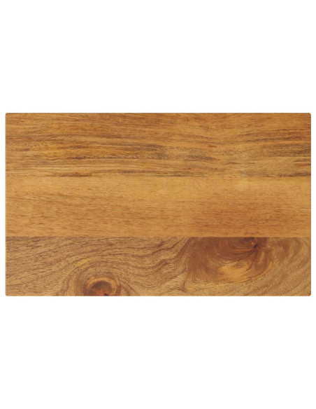 Piano per Tavolo 40x30x2,5 cm Rettangolare Legno Massello Mango