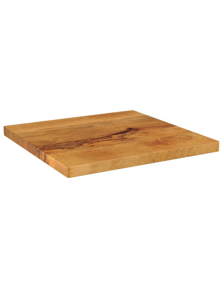 Piano per Tavolo 50x50x2,5 cm Quadrato Legno Massello di Pino