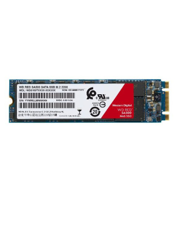 WESTERN DIGITAL SSD INTERNO RED SA500 500GB M.2 2280 SATA 6GB/S