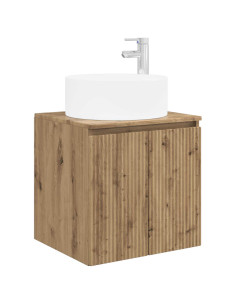 Mobile lavabo da parete Rovere Artigianale