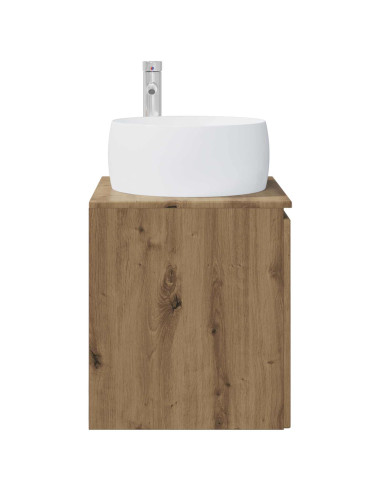 Mobile Lavabo da Parete Rovere Artigianale 49,5 x 44,5 x 66 cm
