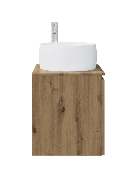 Mobile Lavabo da Parete Rovere Artigianale 49,5 x 44,5 x 66 cm