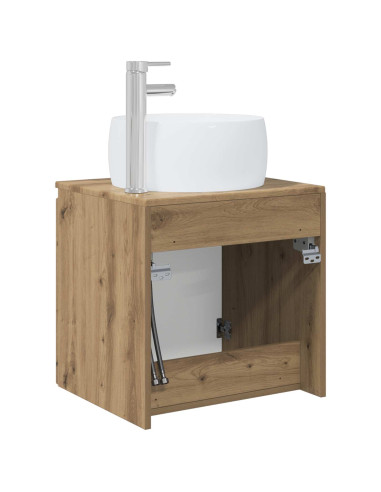 Mobile Lavabo da Parete Rovere Artigianale 49,5 x 44,5 x 66 cm