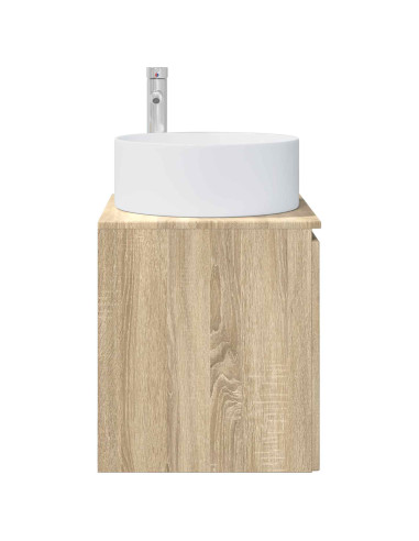 Mobile lavabo da parete Rovere Sonoma 49,5 x 44,5 x 65,5 cm