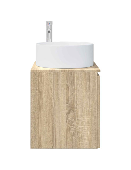 Mobile lavabo da parete Rovere Sonoma 49,5 x 44,5 x 65,5 cm