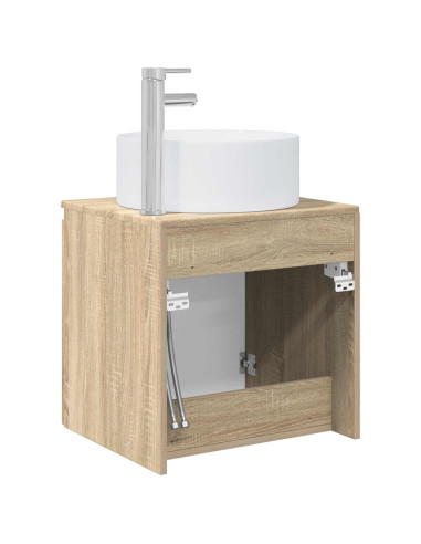 Mobile lavabo da parete Rovere Sonoma 49,5 x 44,5 x 65,5 cm