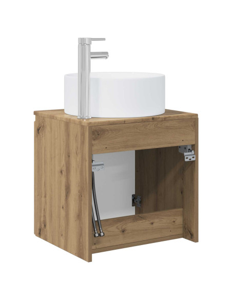Mobile lavabo da parete Rovere Artigianale