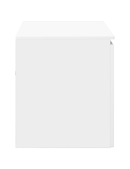 Mobiletto da Bagno a Muro Bianco 62,5 x 44,5 x 50 cm