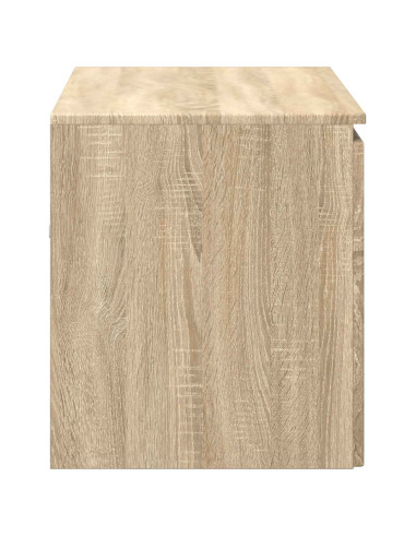 Mobiletto da Bagno a Muro Rovere Sonoma 62,5 x 44,5 x 50 cm