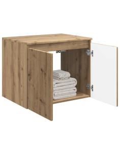 Mobiletto da Bagno a Muro Rovere Artigianale 2