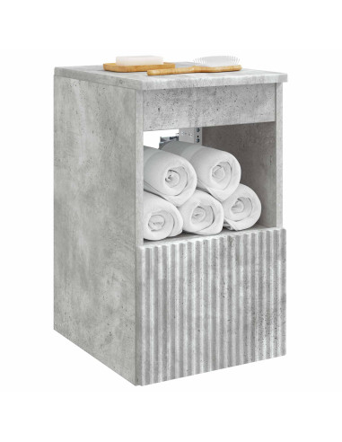 Mobile da Bagno Grigio Cemento 30 x 35 x 50 cm