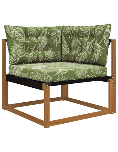 Cuscino per divano da esterno 3 pcs Design a foglia Poliestere