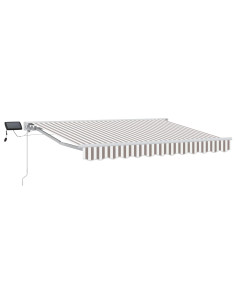 Cornice per Tenda Manuale con LED 4 × 3,5 m