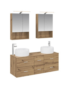 Set di mobili per il bagno 5 pcs Rovere Artigianale