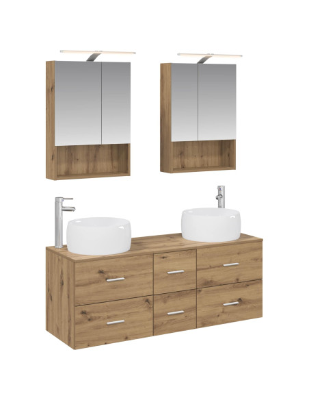 Set di mobili per il bagno 5 pcs Rovere Artigianale