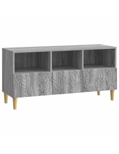 Mobile TV 102 x 34,5 x 50 cm Sonoma grigio Legno ingegnerizzato