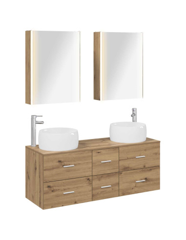 Set di mobili per il bagno 5 pcs Rovere Artigianale